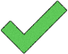 Tick icon